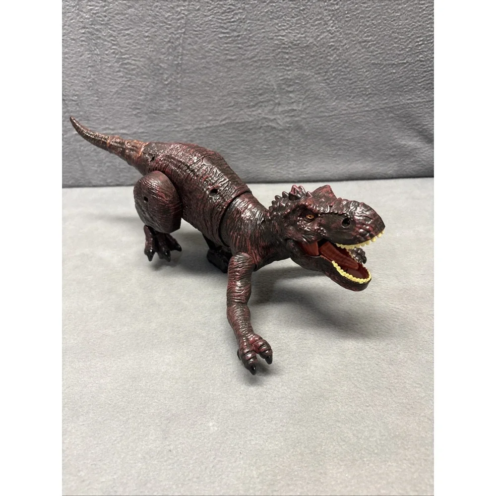 Dinosaur Toy Roars Runs On Wheels Lights Up USB-C Rechargeable Jurassic Park